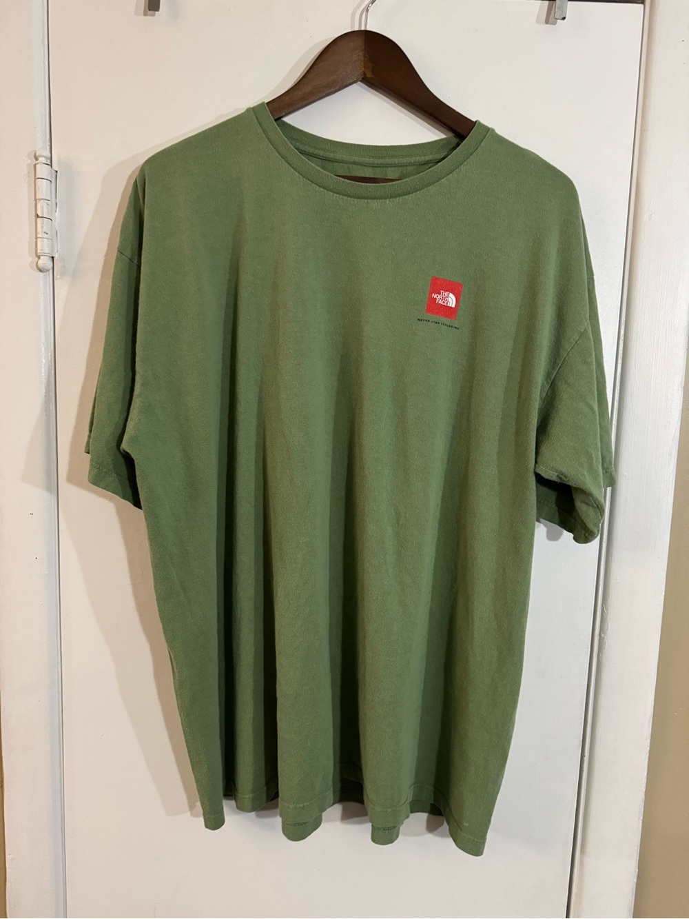 The North Face Men's Olive Green Short Sleeve Logo Tee